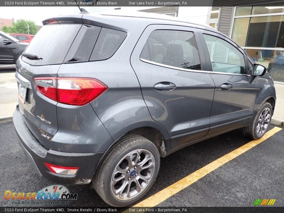 2020 Ford EcoSport Titanium 4WD Smoke Metallic / Ebony Black Photo #3