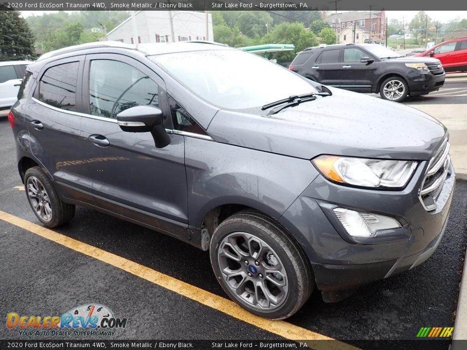 2020 Ford EcoSport Titanium 4WD Smoke Metallic / Ebony Black Photo #4