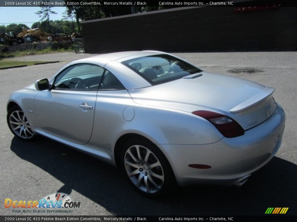 2009 Lexus SC 430 Pebble Beach Edition Convertible Mercury Metallic / Black Photo #12