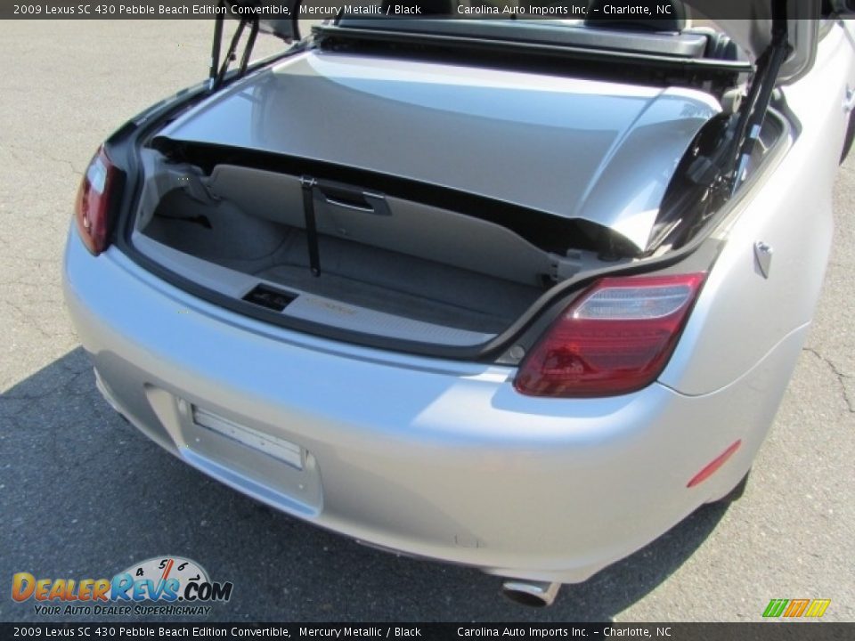 2009 Lexus SC 430 Pebble Beach Edition Convertible Mercury Metallic / Black Photo #23