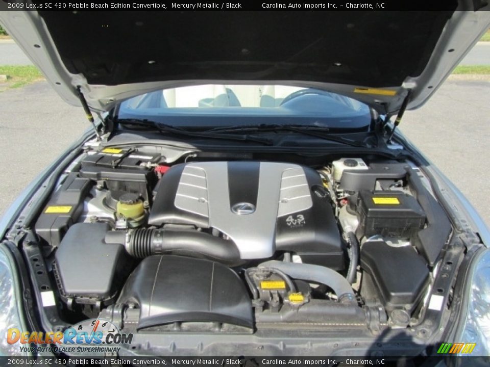 2009 Lexus SC 430 Pebble Beach Edition Convertible 4.3 Liter DOHC 32-Valve VVT-i V8 Engine Photo #25
