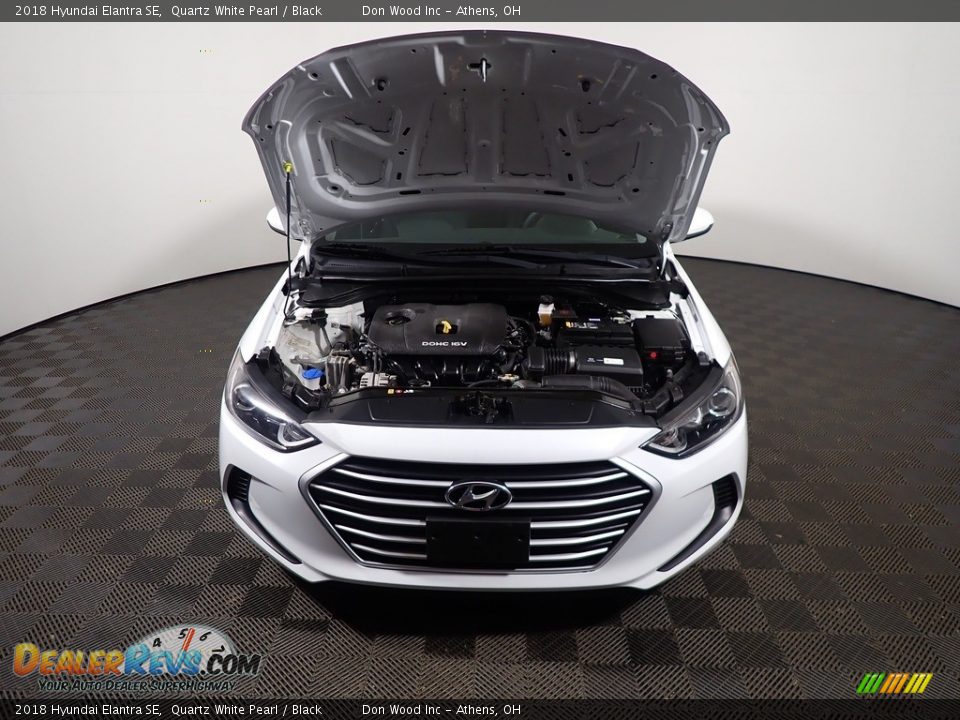 2018 Hyundai Elantra SE Quartz White Pearl / Black Photo #6