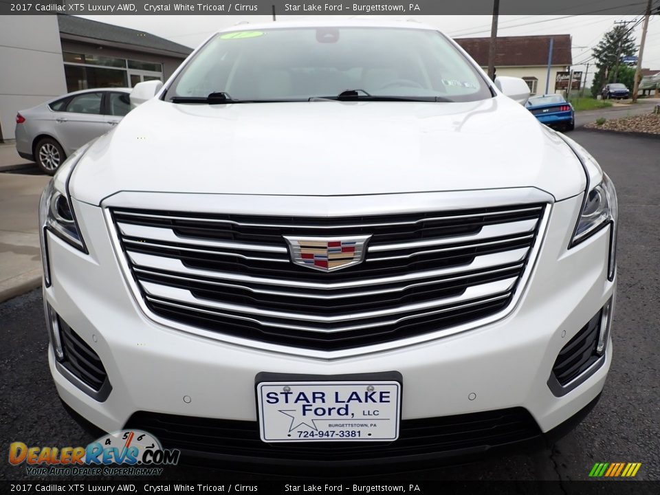 2017 Cadillac XT5 Luxury AWD Crystal White Tricoat / Cirrus Photo #9