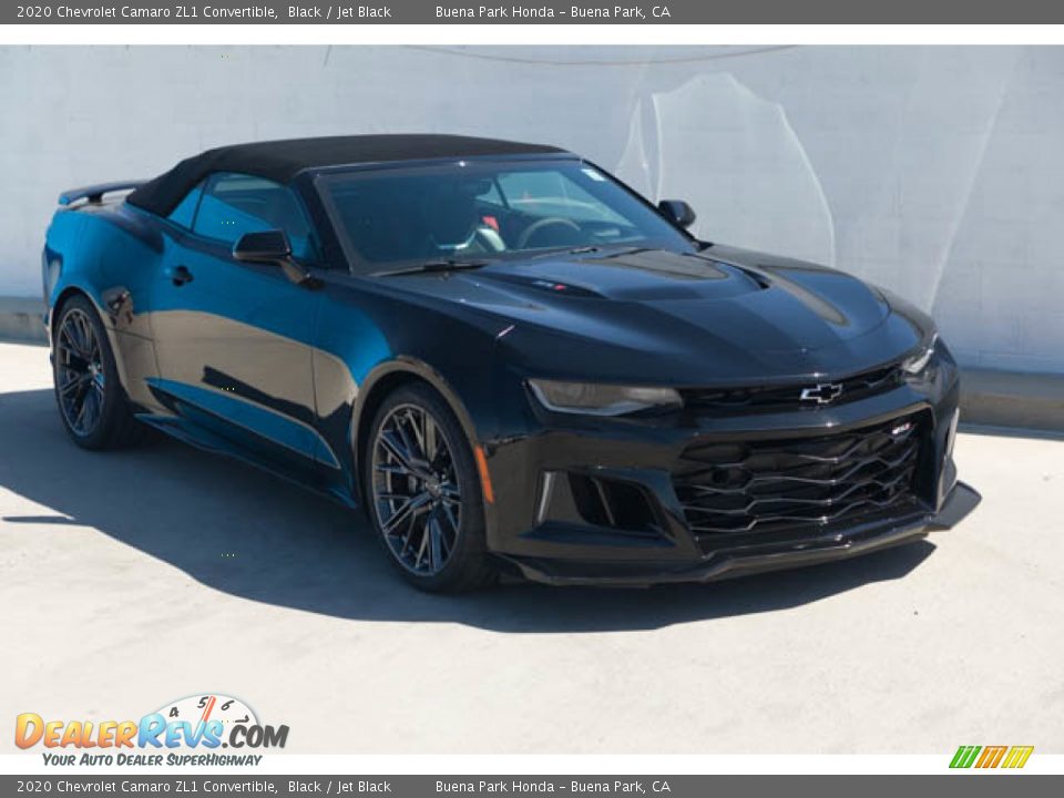 2020 Chevrolet Camaro ZL1 Convertible Black / Jet Black Photo #9