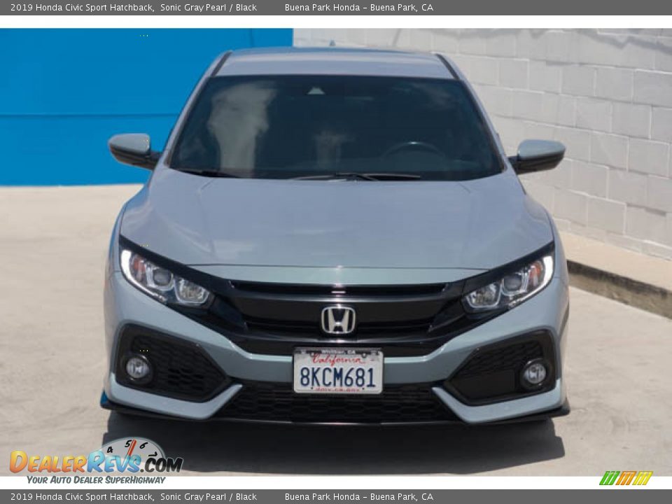 2019 Honda Civic Sport Hatchback Sonic Gray Pearl / Black Photo #7