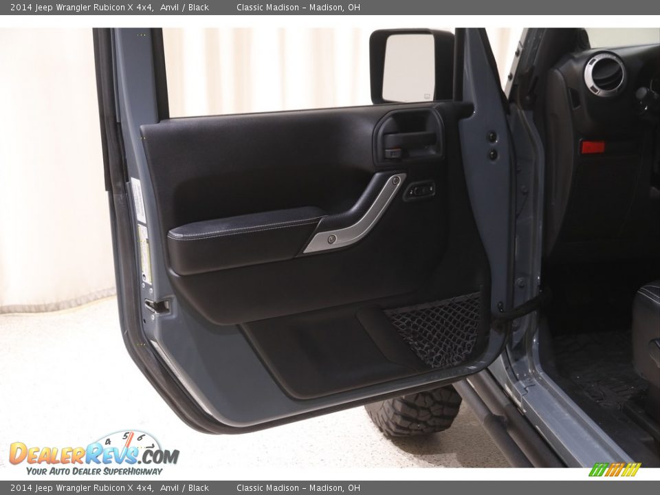 2014 Jeep Wrangler Rubicon X 4x4 Anvil / Black Photo #4