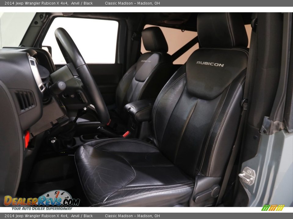 2014 Jeep Wrangler Rubicon X 4x4 Anvil / Black Photo #5