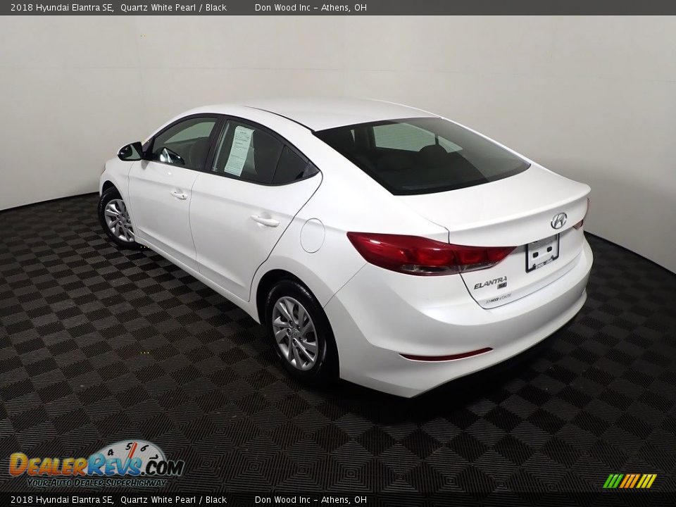 2018 Hyundai Elantra SE Quartz White Pearl / Black Photo #11