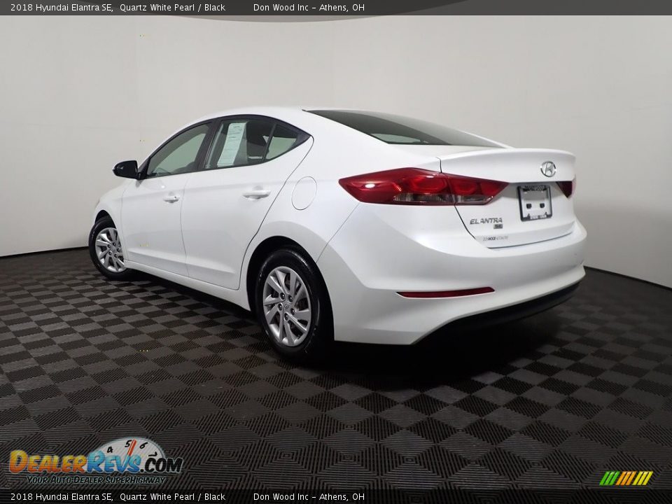 2018 Hyundai Elantra SE Quartz White Pearl / Black Photo #12