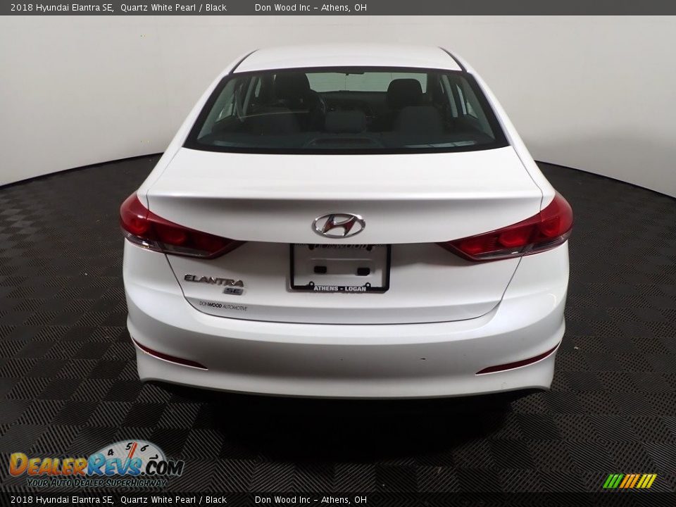 2018 Hyundai Elantra SE Quartz White Pearl / Black Photo #13