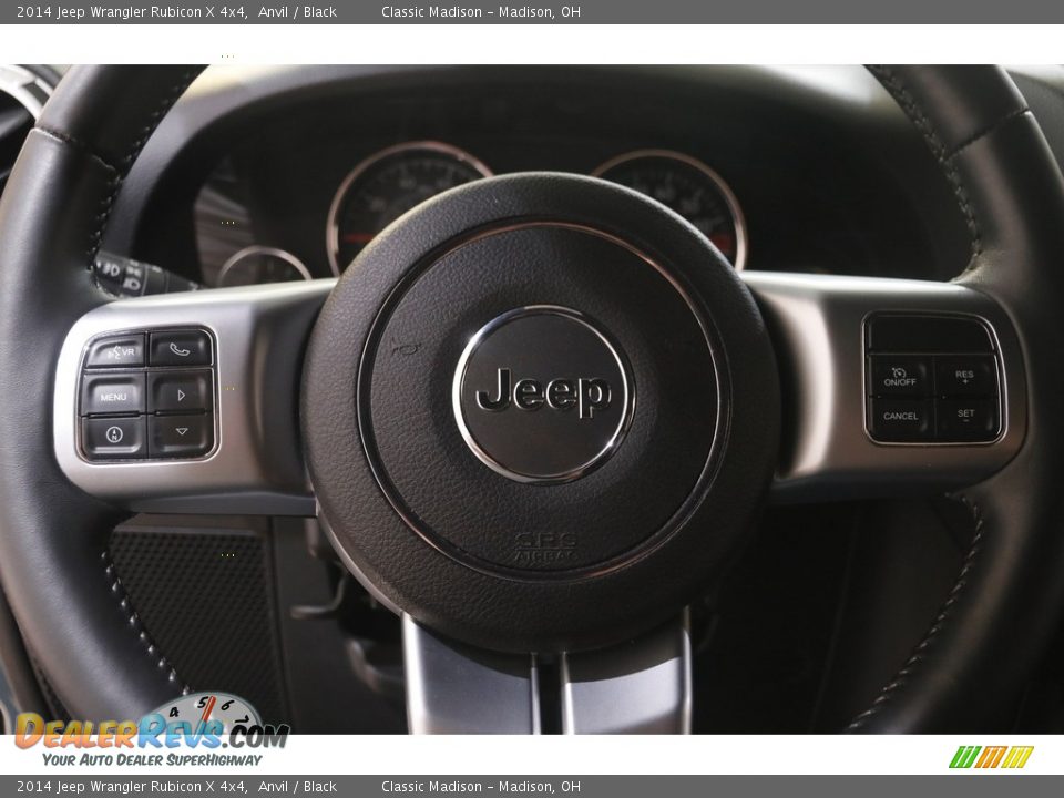 2014 Jeep Wrangler Rubicon X 4x4 Anvil / Black Photo #7
