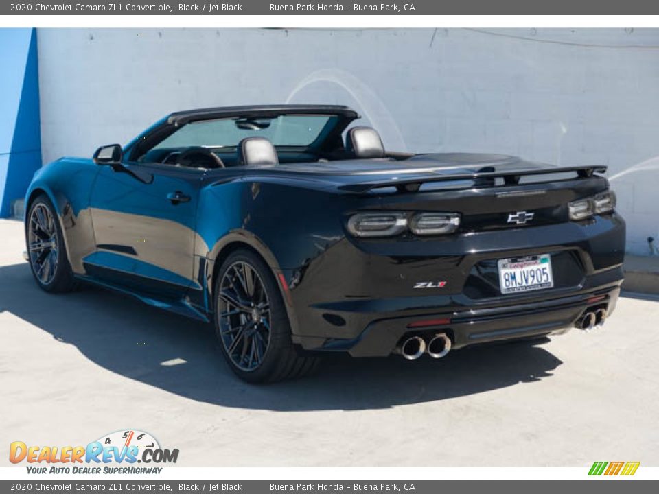 2020 Chevrolet Camaro ZL1 Convertible Black / Jet Black Photo #16