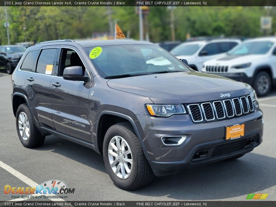 2021 Jeep Grand Cherokee Laredo 4x4 Granite Crystal Metallic / Black Photo #12