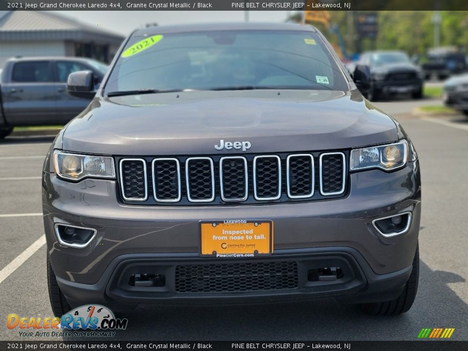 2021 Jeep Grand Cherokee Laredo 4x4 Granite Crystal Metallic / Black Photo #13