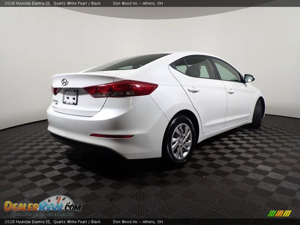 2018 Hyundai Elantra SE Quartz White Pearl / Black Photo #16