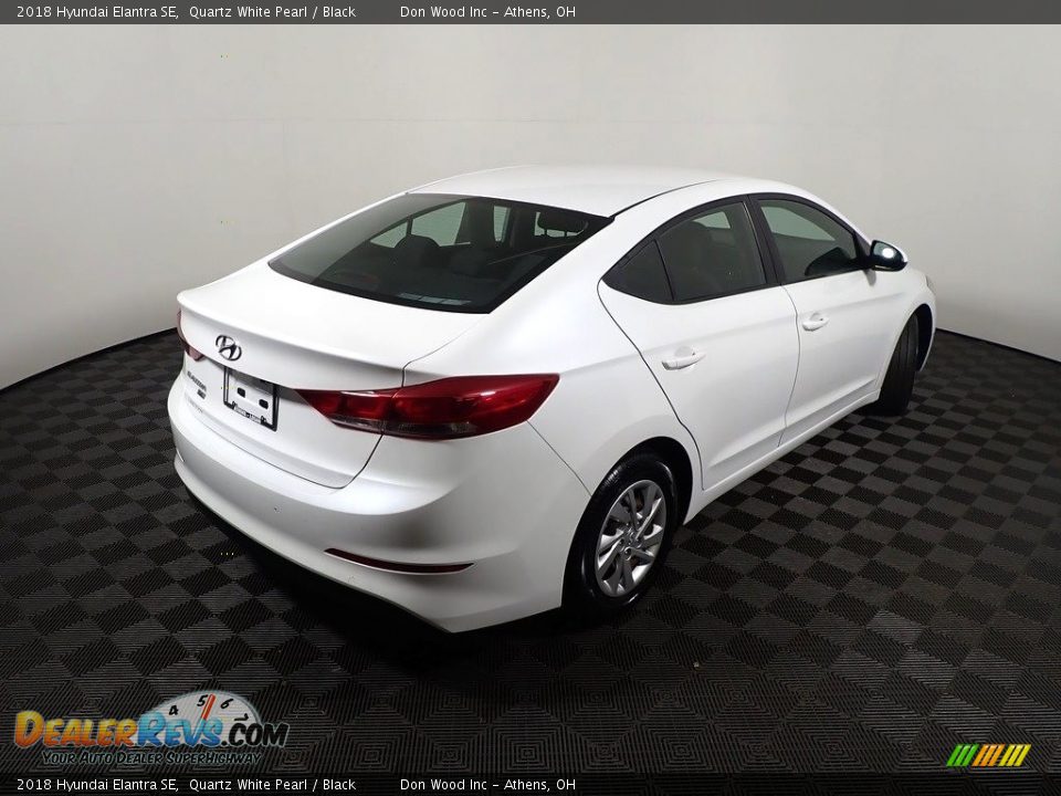 2018 Hyundai Elantra SE Quartz White Pearl / Black Photo #17