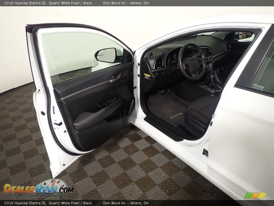2018 Hyundai Elantra SE Quartz White Pearl / Black Photo #20