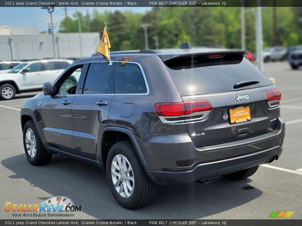 2021 Jeep Grand Cherokee Laredo 4x4 Granite Crystal Metallic / Black Photo #16