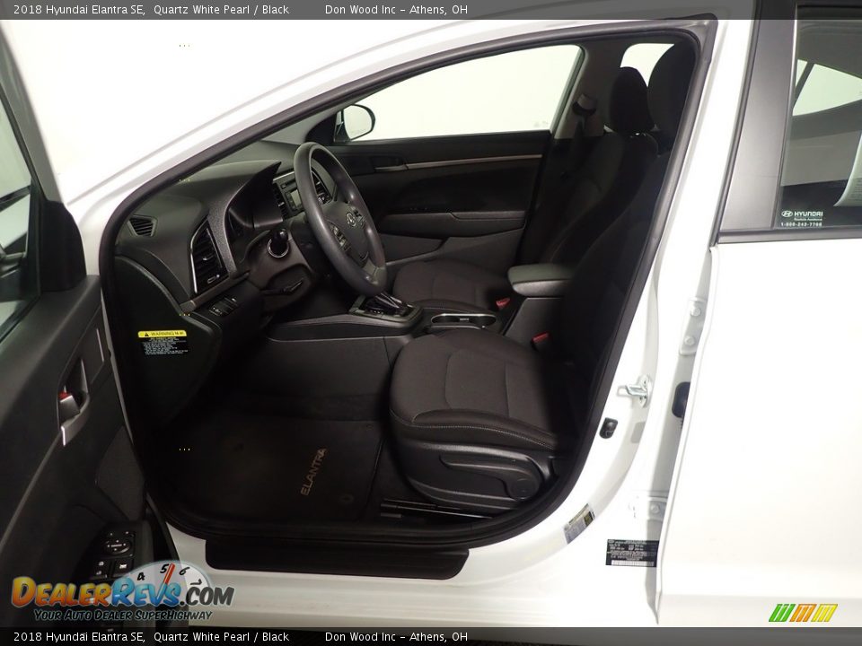 2018 Hyundai Elantra SE Quartz White Pearl / Black Photo #22