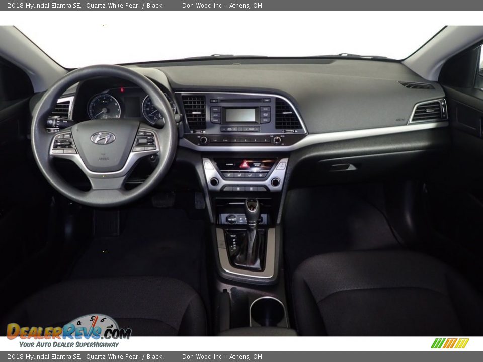 2018 Hyundai Elantra SE Quartz White Pearl / Black Photo #24