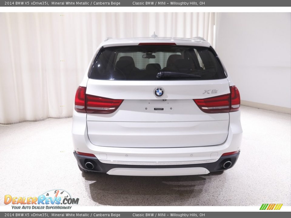 2014 BMW X5 xDrive35i Mineral White Metallic / Canberra Beige Photo #21