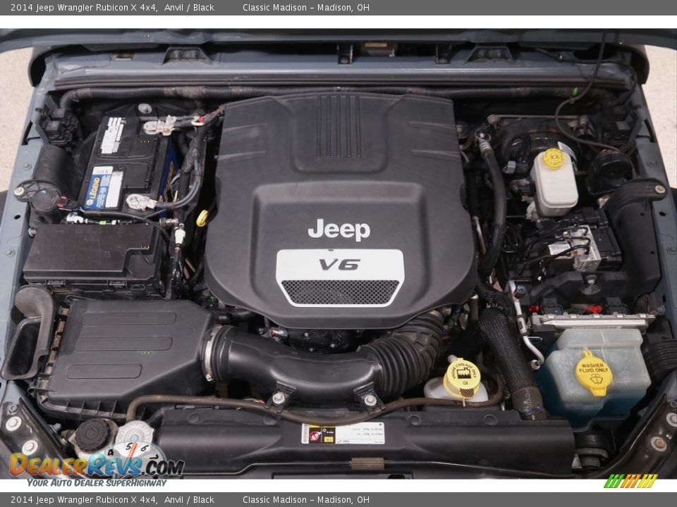 2014 Jeep Wrangler Rubicon X 4x4 3.6 Liter DOHC 24-Valve VVT V6 Engine Photo #18