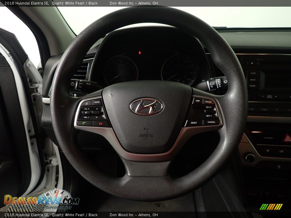 2018 Hyundai Elantra SE Quartz White Pearl / Black Photo #26