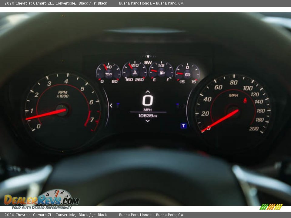 2020 Chevrolet Camaro ZL1 Convertible Gauges Photo #30