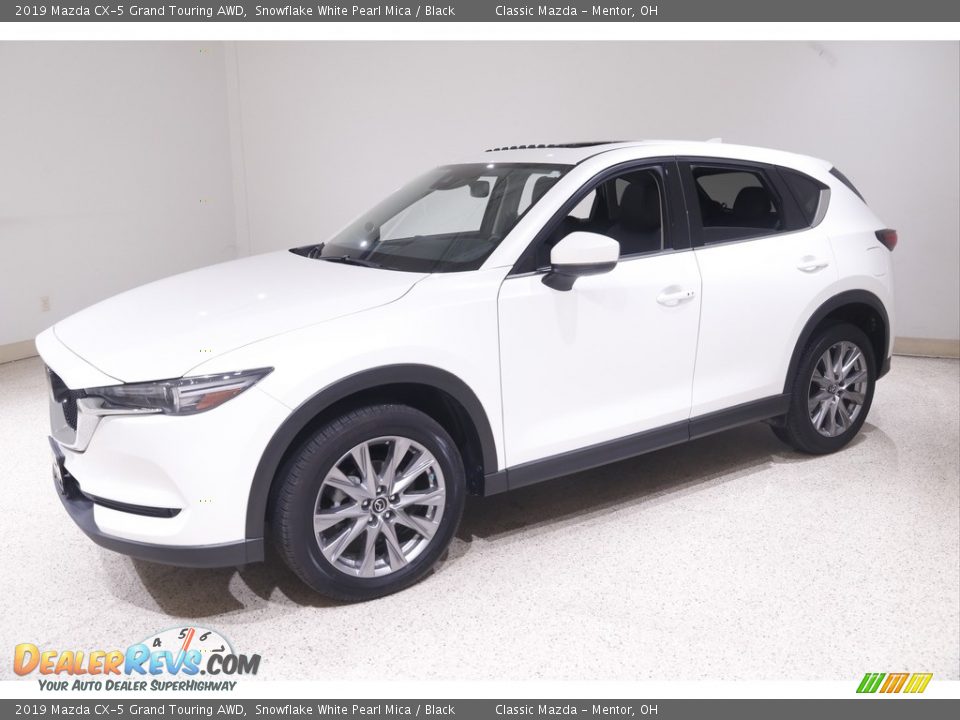 2019 Mazda CX-5 Grand Touring AWD Snowflake White Pearl Mica / Black Photo #3