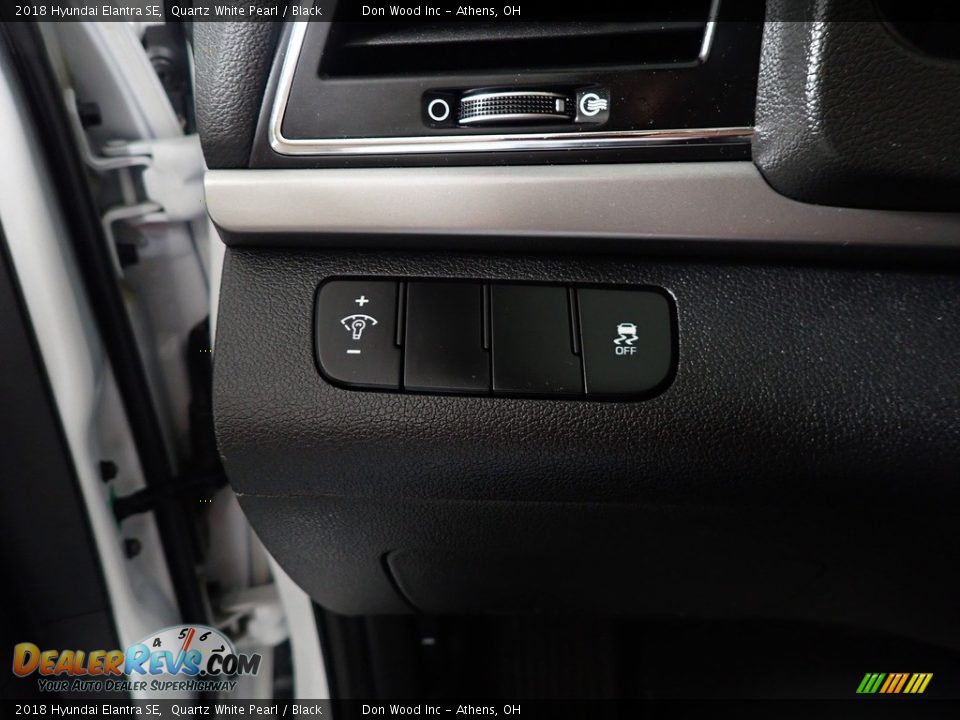 2018 Hyundai Elantra SE Quartz White Pearl / Black Photo #30