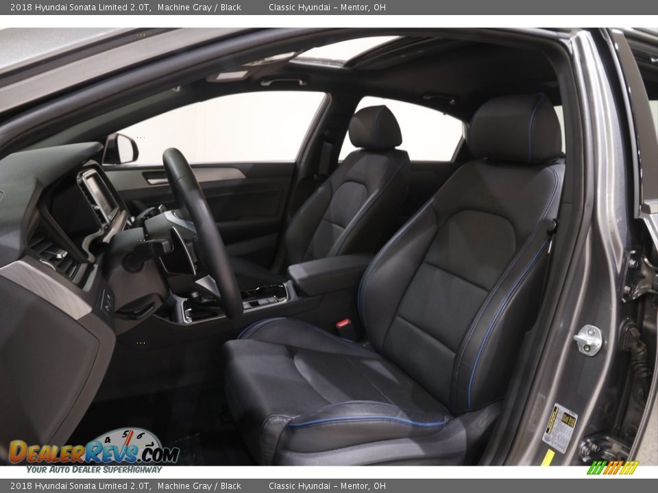 Black Interior - 2018 Hyundai Sonata Limited 2.0T Photo #5