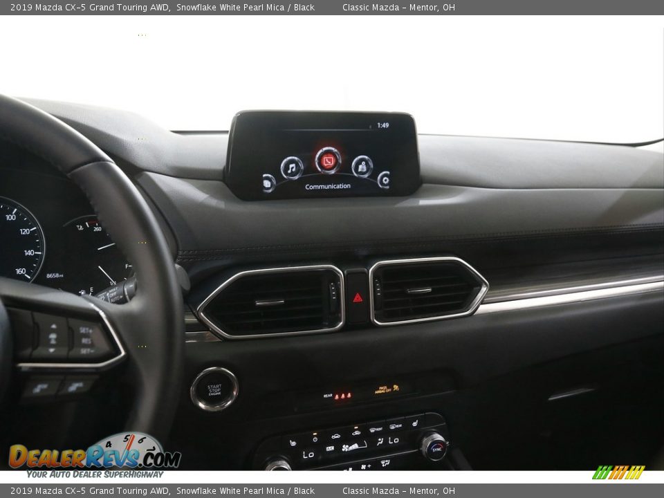 2019 Mazda CX-5 Grand Touring AWD Snowflake White Pearl Mica / Black Photo #9