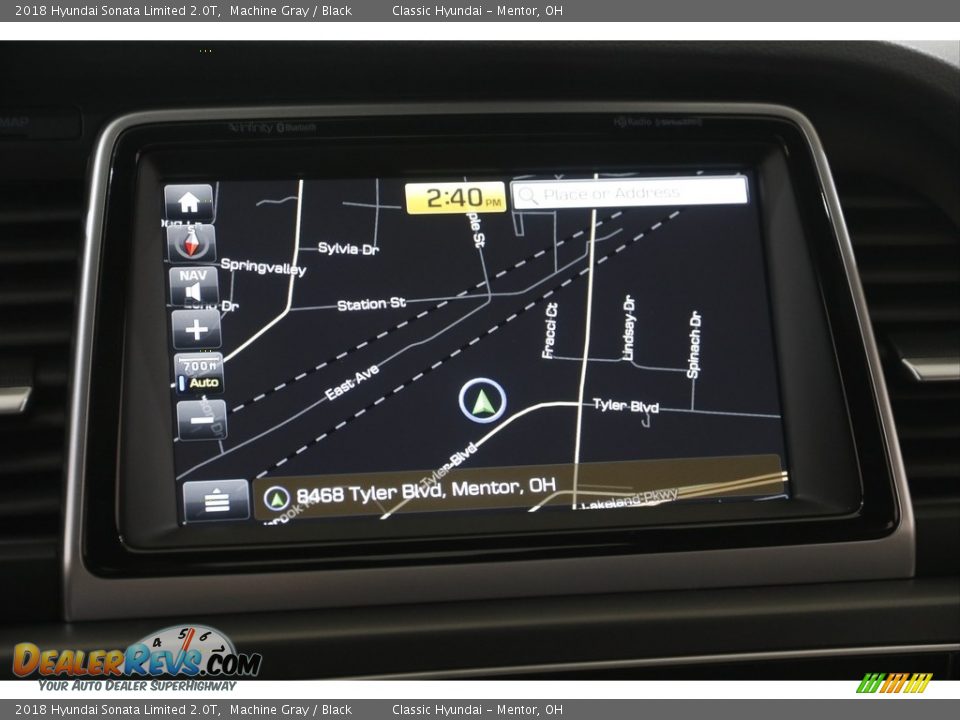 Navigation of 2018 Hyundai Sonata Limited 2.0T Photo #11