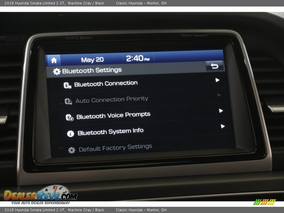 Controls of 2018 Hyundai Sonata Limited 2.0T Photo #12