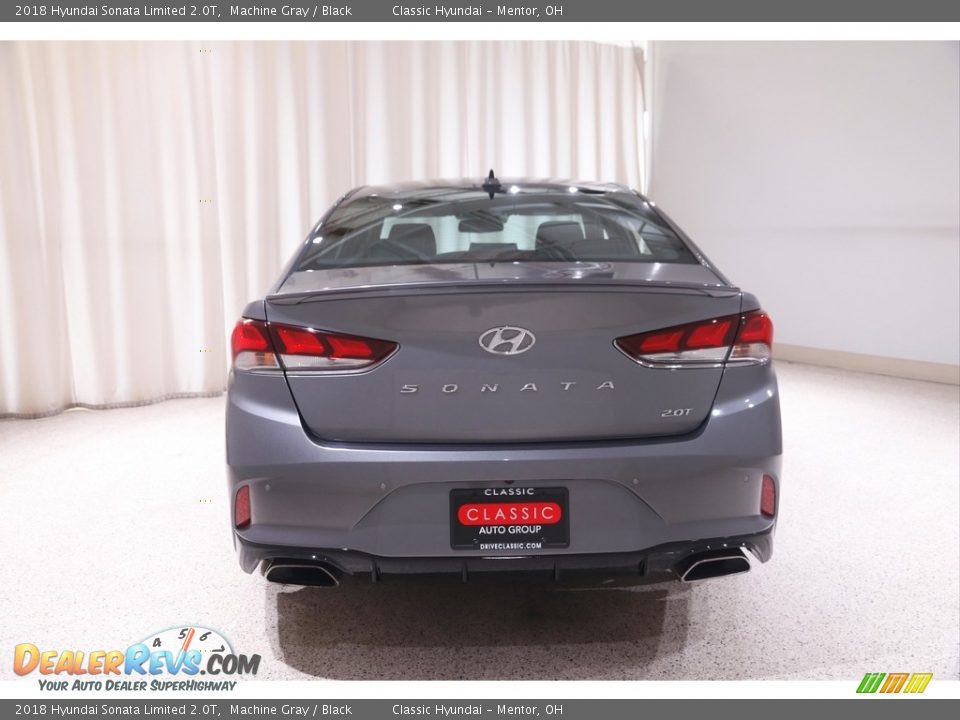 2018 Hyundai Sonata Limited 2.0T Machine Gray / Black Photo #19
