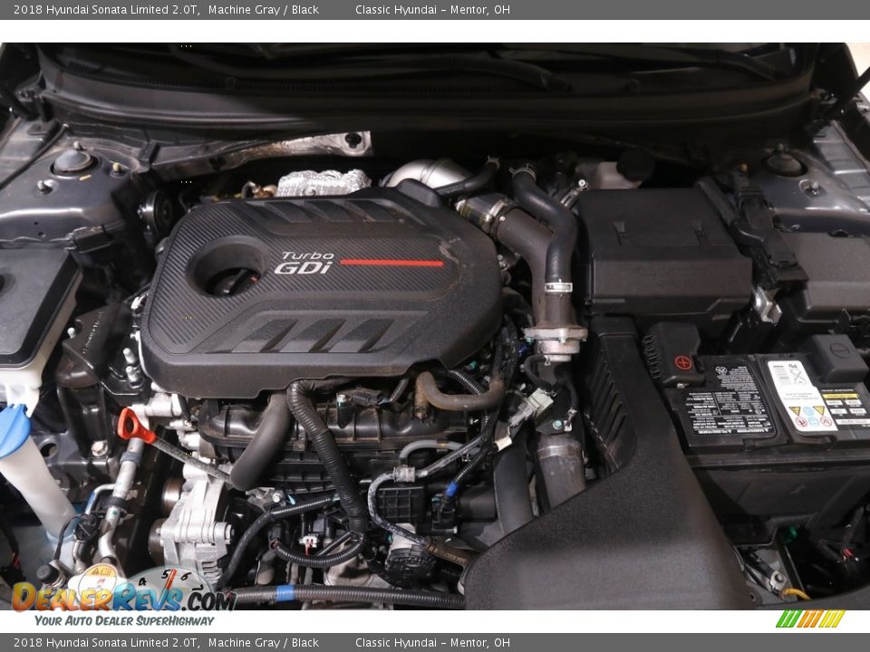 2018 Hyundai Sonata Limited 2.0T 2.0 Liter Turbocharged GDI DOHC 16-Valve D-CVVT 4 Cylinder Engine Photo #20