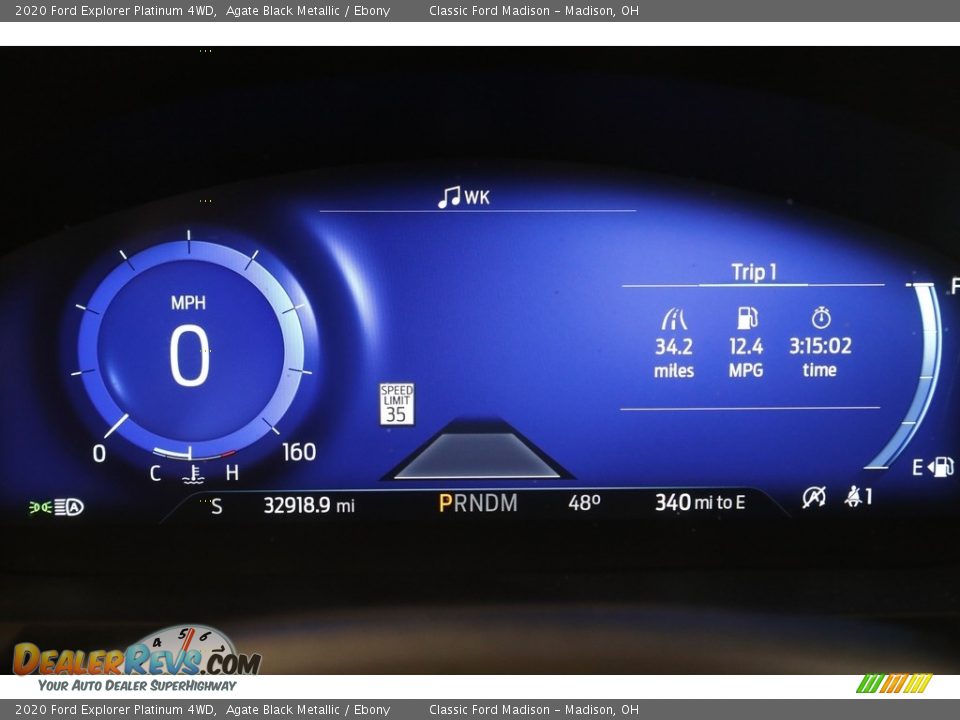 2020 Ford Explorer Platinum 4WD Agate Black Metallic / Ebony Photo #8