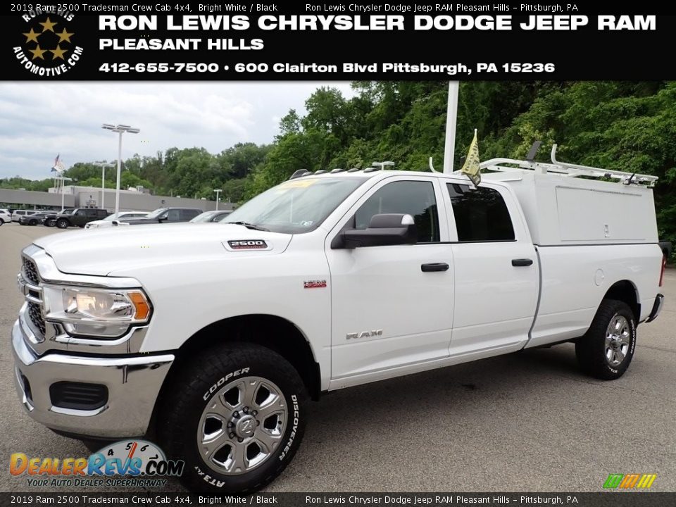 2019 Ram 2500 Tradesman Crew Cab 4x4 Bright White / Black Photo #1