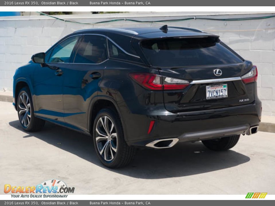 2016 Lexus RX 350 Obsidian Black / Black Photo #2