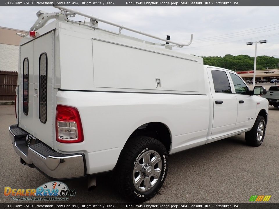 2019 Ram 2500 Tradesman Crew Cab 4x4 Bright White / Black Photo #7