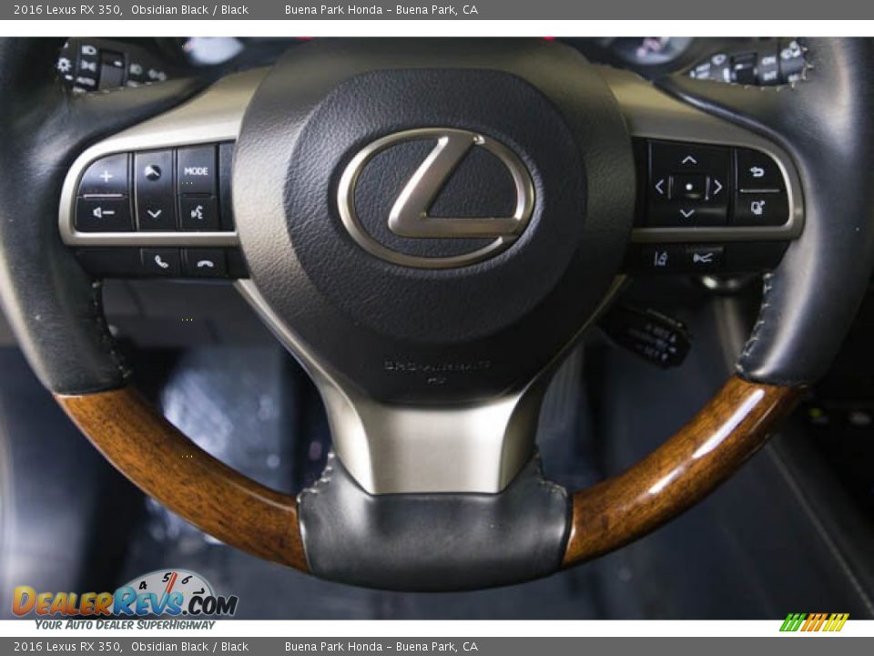 2016 Lexus RX 350 Obsidian Black / Black Photo #11