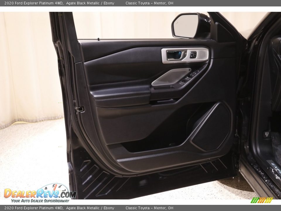 2020 Ford Explorer Platinum 4WD Agate Black Metallic / Ebony Photo #4