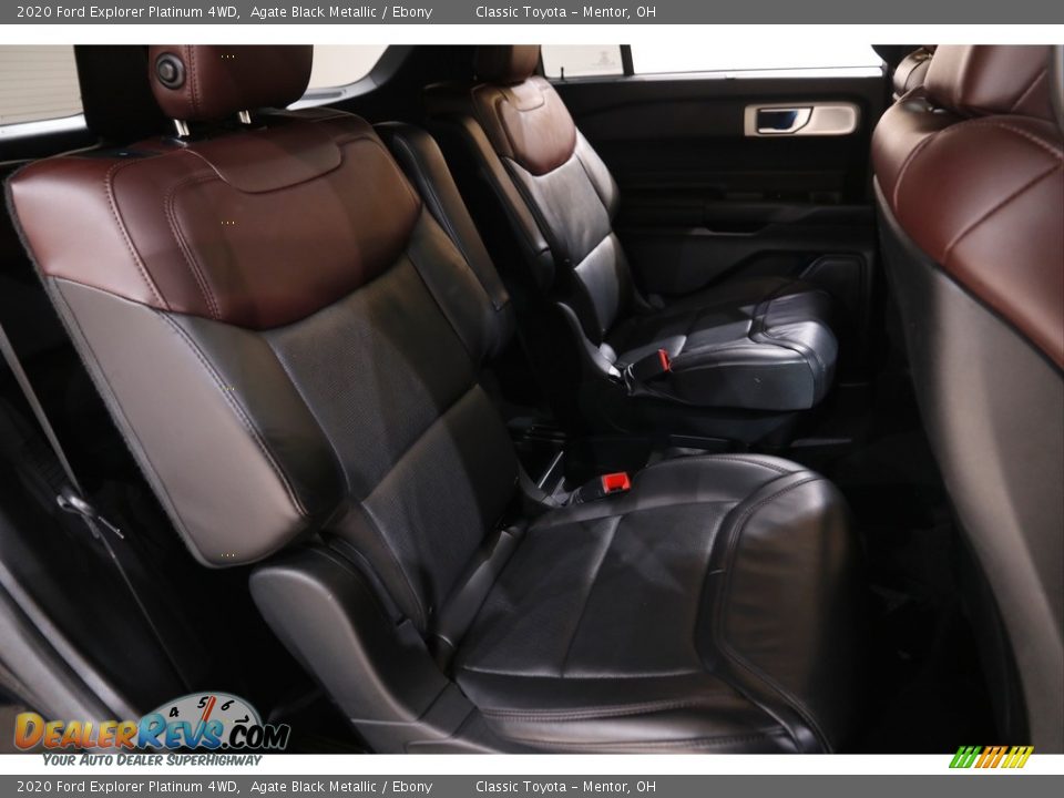 2020 Ford Explorer Platinum 4WD Agate Black Metallic / Ebony Photo #17