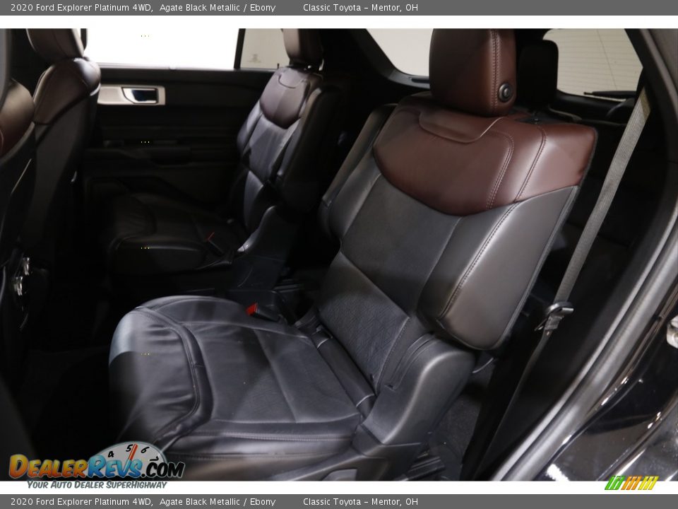 2020 Ford Explorer Platinum 4WD Agate Black Metallic / Ebony Photo #18