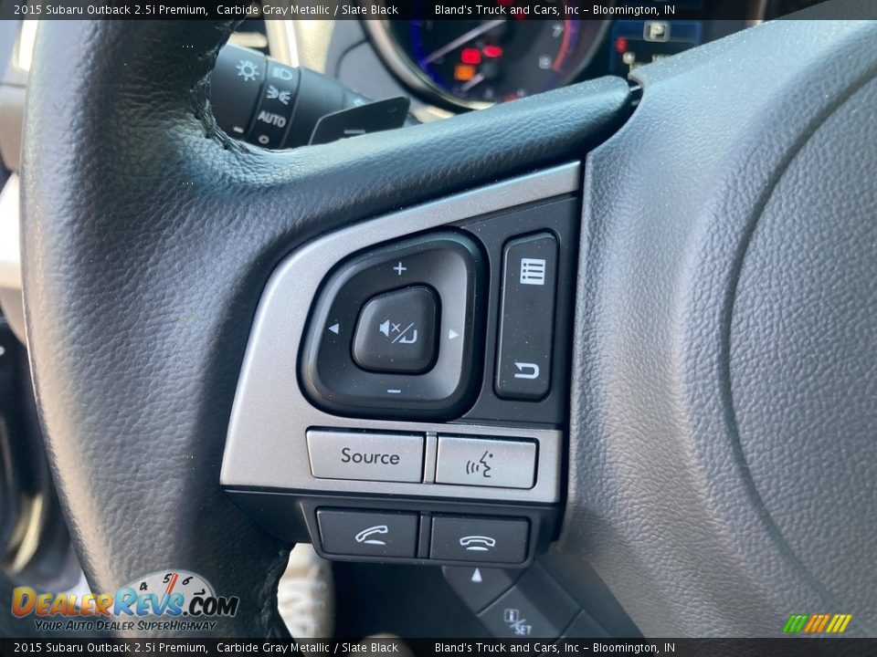 2015 Subaru Outback 2.5i Premium Steering Wheel Photo #14