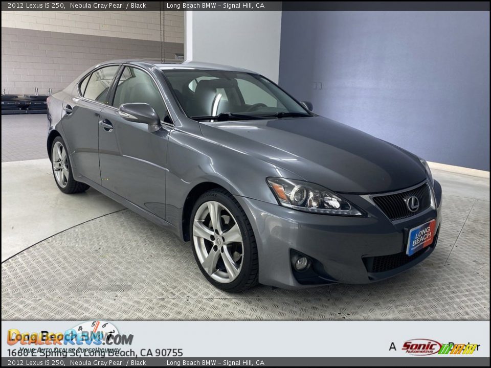 2012 Lexus IS 250 Nebula Gray Pearl / Black Photo #1