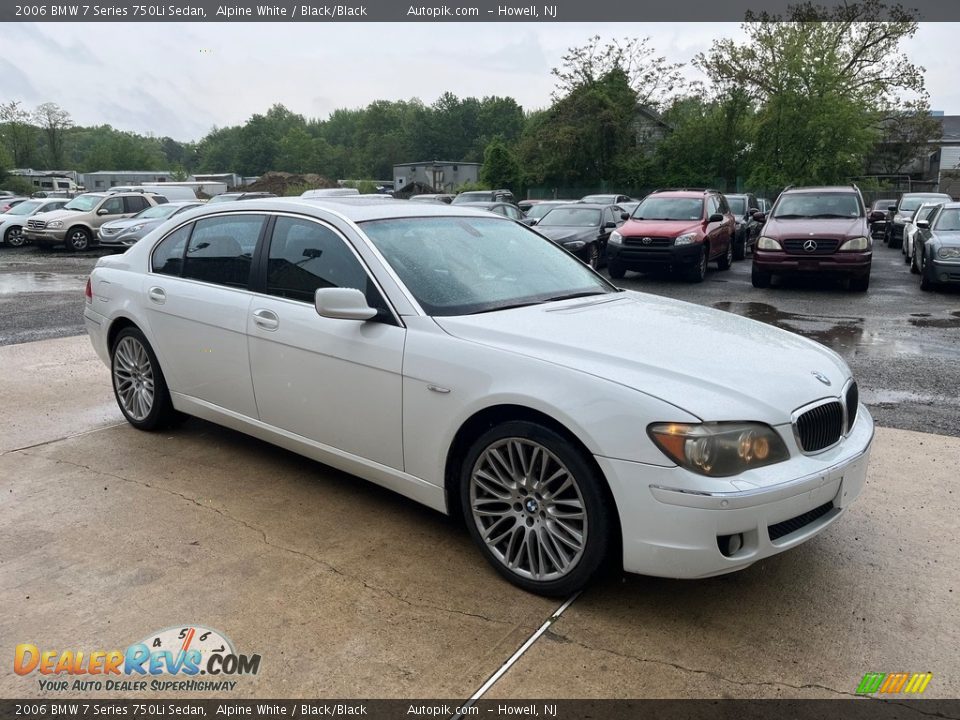 2006 BMW 7 Series 750Li Sedan Alpine White / Black/Black Photo #2