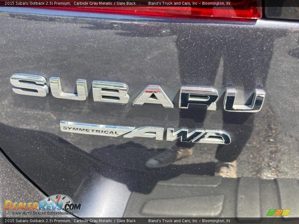 2015 Subaru Outback 2.5i Premium Carbide Gray Metallic / Slate Black Photo #33