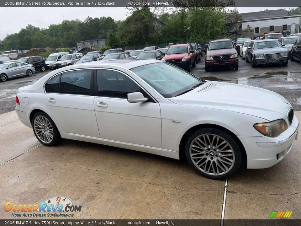 2006 BMW 7 Series 750Li Sedan Alpine White / Black/Black Photo #3