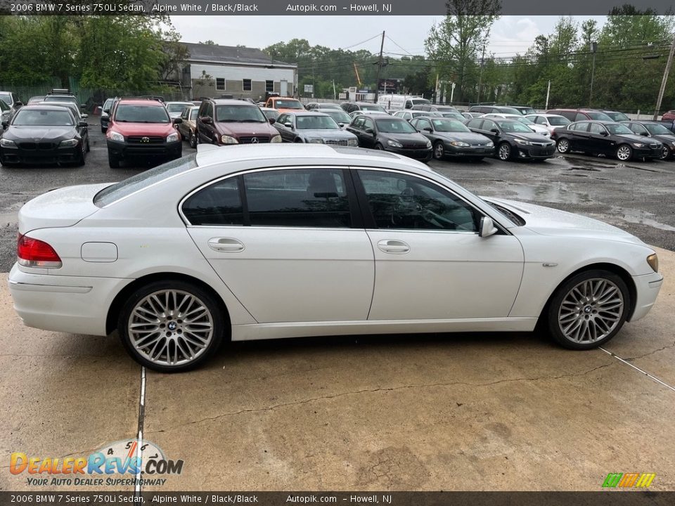 2006 BMW 7 Series 750Li Sedan Alpine White / Black/Black Photo #4